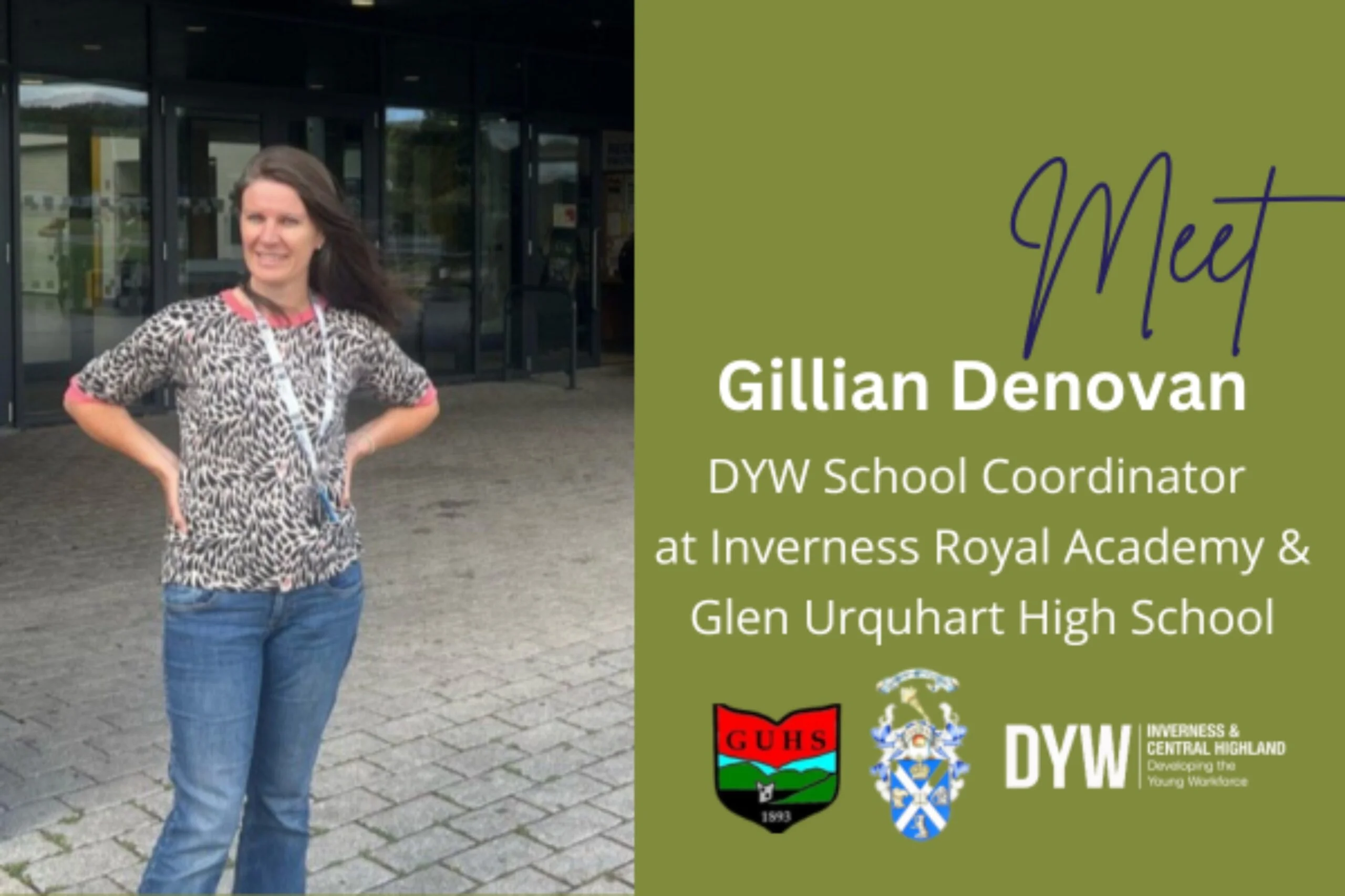 Meet the Team: Gillian Denovan, DYW School Coordinator at Inverness Royal Academy and Glen Urquhart School