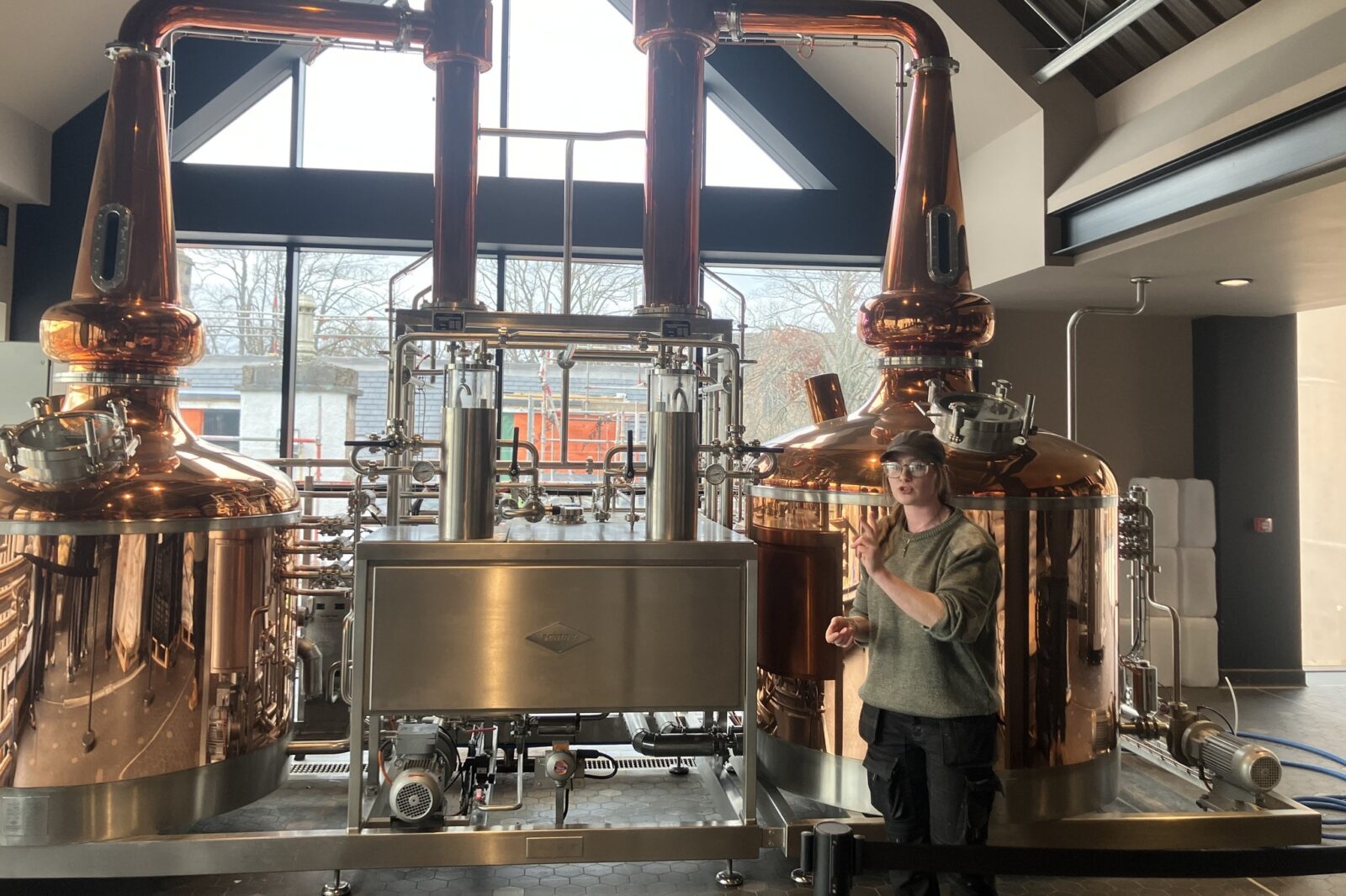 Fortrose Academy, biology students visited Uilebheist Distillery and Brewery